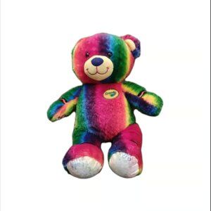 Build A Bear Crayola Rainbow Teddy Bear Plush 2021